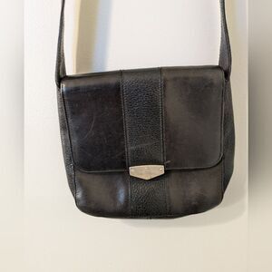 VINTAGE Mark Cross Black Black Crossbody Bag